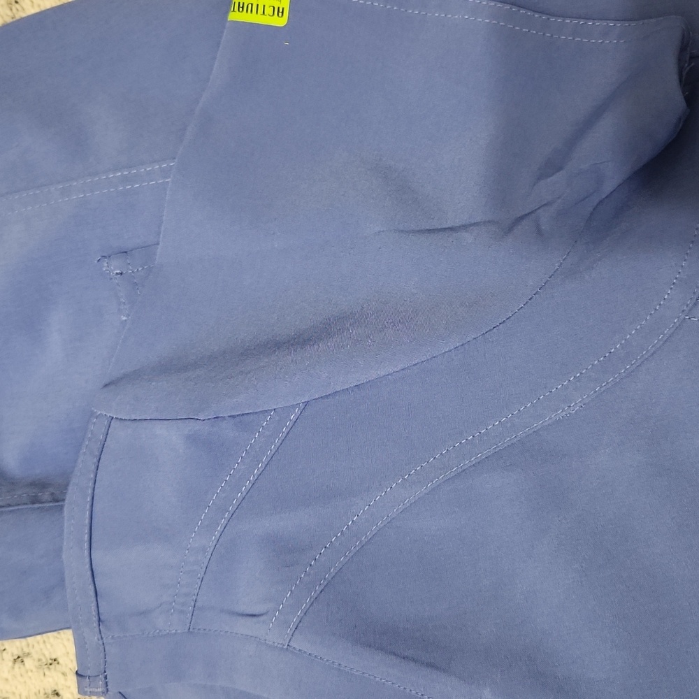 Blue Scrub Set with Yellow Accents - Picture 10 of 10